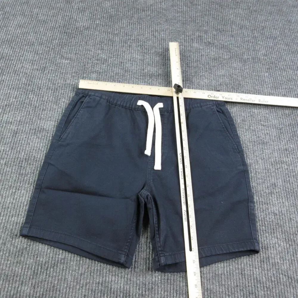 The Perfect Jean Shorts Mens 32 Blue Chino Spandex Drawstring Slim Fit 32x7* NWT